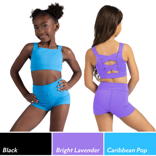 Chacott　　DANCE　　Mサイズ 25313C Children's Coty Criss-Cross Back Dance Top - Lindens Dancewear