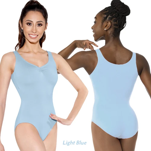 Adult X-Small So Danca SL06 Jennifer Tank Leotard - Light Blue