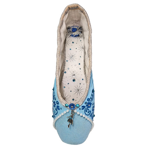 Bespoke Decorative Pointe Shoe - Cinderella