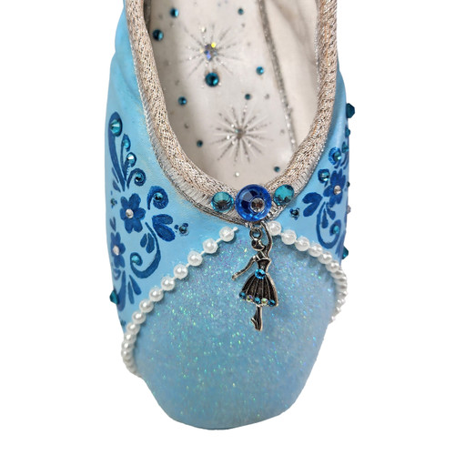 Bespoke Decorative Pointe Shoe - Cinderella