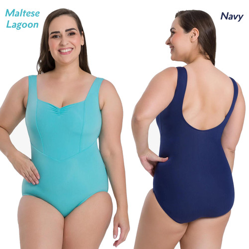 So Danca BY91CV Curvy Cut Ursulana Tank Leotard with Sweetheart Neckline