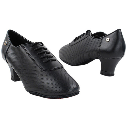 Very Fine Dance Shoes CD1122DB Women's Full Sole Ballroom Practice Shoes with 1.5" Heel