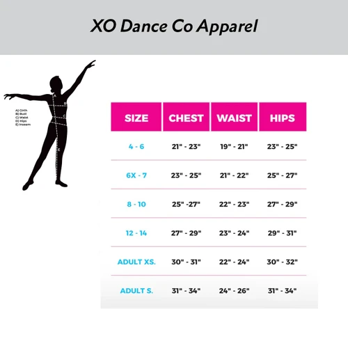 XoDanceCo 26027 Pinstripe Dance Short