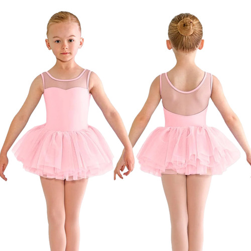 Bloch CL7825 Children's Emica Tank Leotard with Attached Tutu Skirt