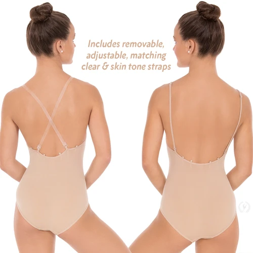 95707C Children's Skin Tone Seamless Camisole Liner Leotard