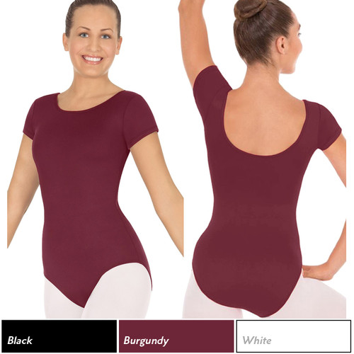 Eurotard 44475 Microfiber Short Sleeve Leotard