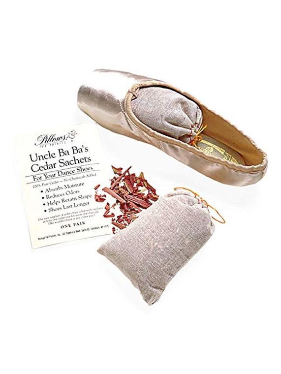 Pillows For Pointe CED Uncle Ba Ba's Cedar Sachets For Dance Shoes