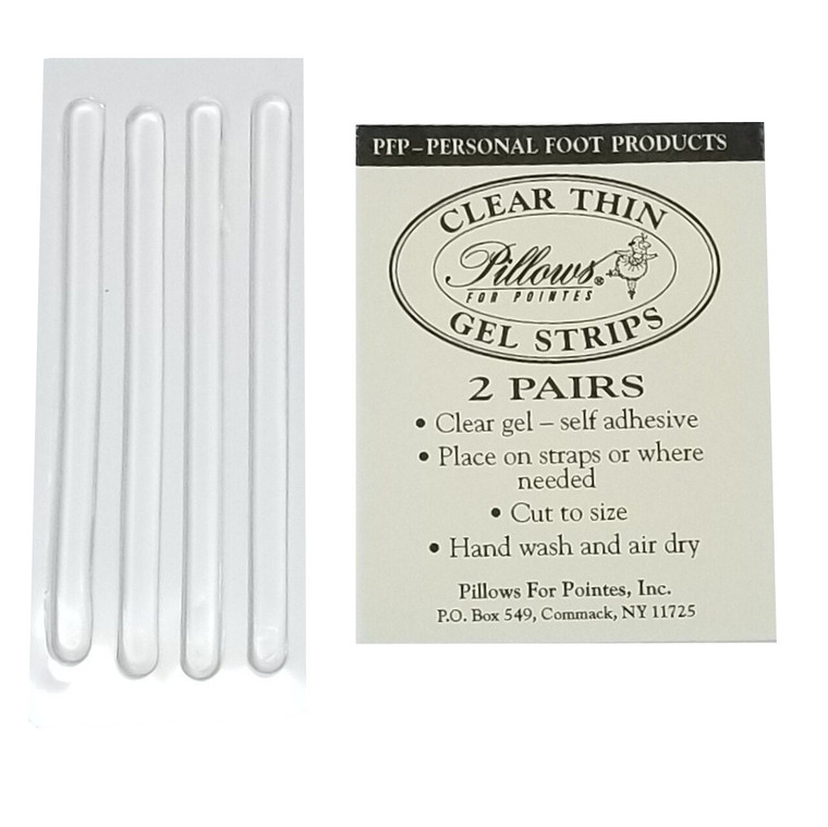 Pillows For Pointe PFP13 Clear Thin Gel Strips