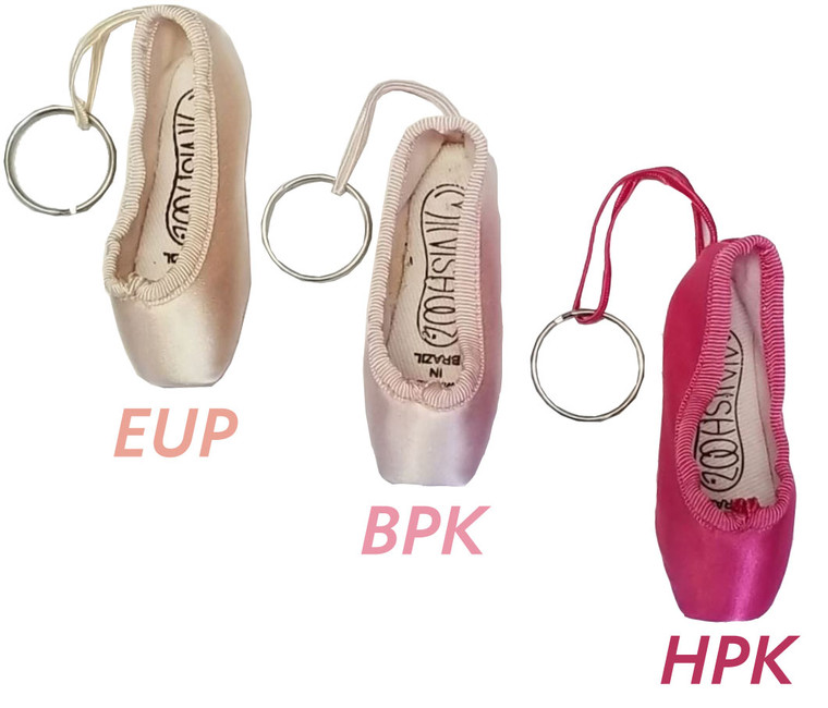 Pillows For Pointe MPS Mini Pointe Shoe Key Chain