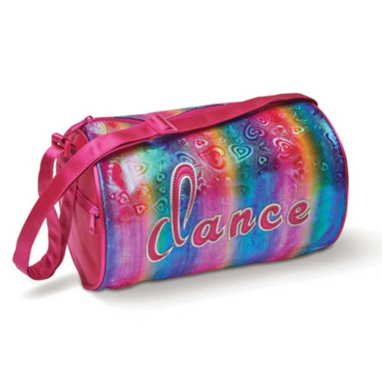 Danshuz B22512 Rainbow Hearts Dance Duffel Bag