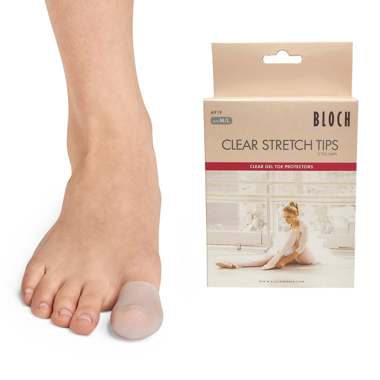 Bloch A919 Clear Stretch Tips Toe Padding