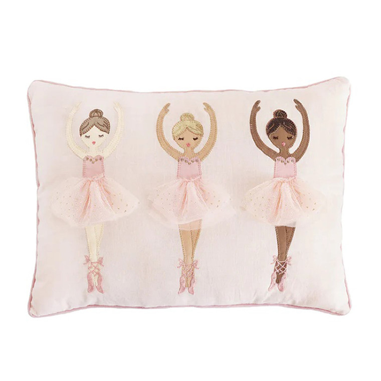 Mon Ami Designs SP1007 Ballerina Throw Pillow