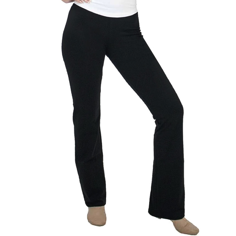 Adult X-Large Basic Moves BM6057 Cotton Straight Waist Jazz Pants