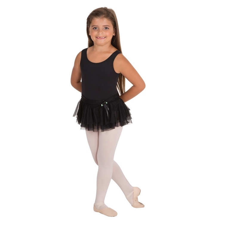 Child Intermediate (6x-7) Body Wrappers 2232 Princess Aurora Tank Leotard with Attached Skirt