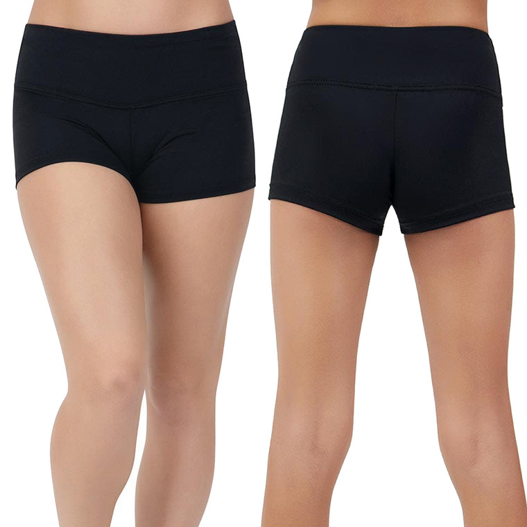 Capezio TB130 Gusset Short with Wide Waistband black