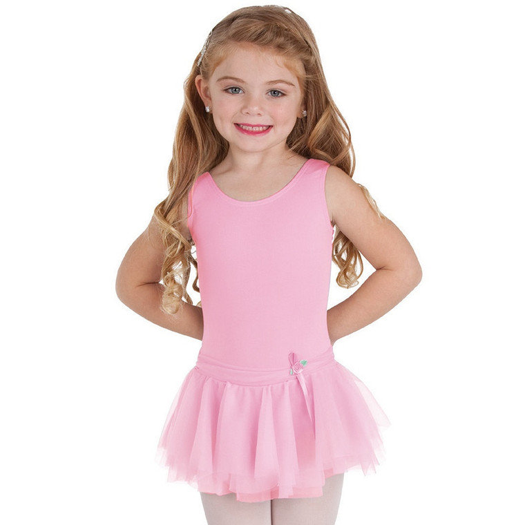 Child Small (4-6) Body Wrappers 2232 Princess Aurora Tank Leotard with Attached Skirt