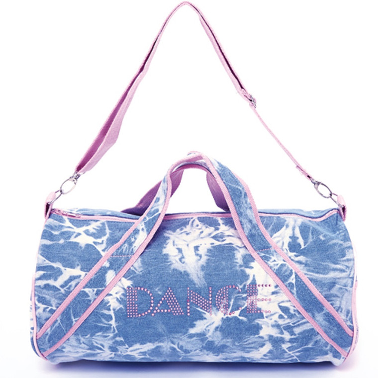 Dasha Designs 4965 Denim Duffle Dance Bag with Rhinestones