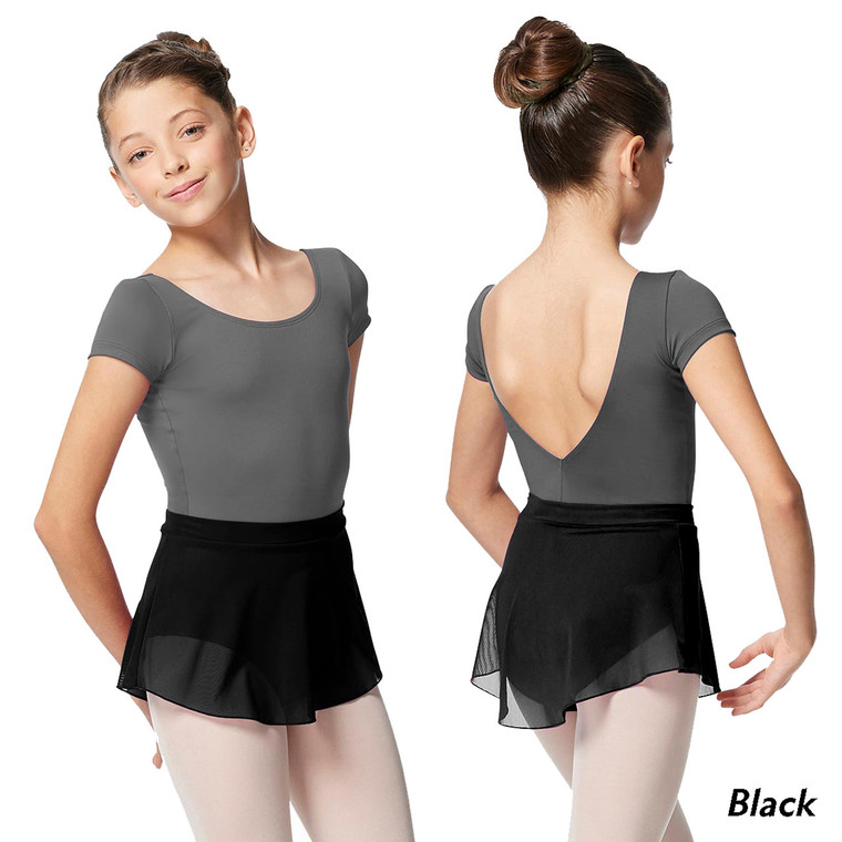 Child Medium (10-12) Lulli Dancewear LUB295C Alisa Pull-On Mesh Skirt