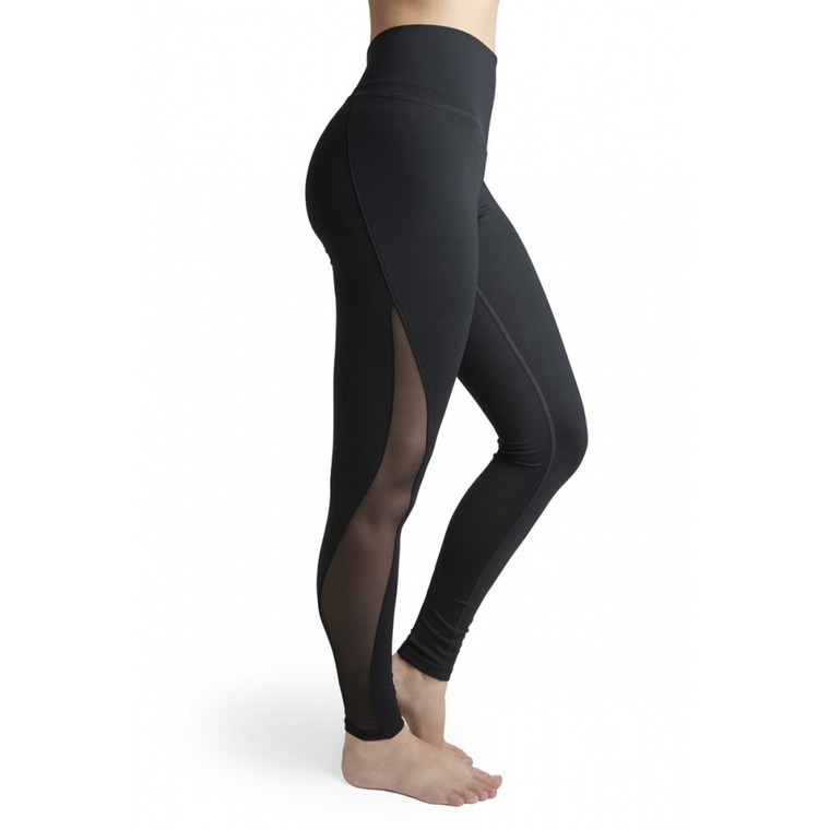 Adult Large Covalent Activewear 9025 Legging with Sheer Panel