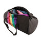 Fashion Angels 77573 Rainbow Sequin Stripe Duffel Dance Bag