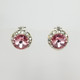 11mm Round Clip On Earrings with Genuine Swarovski Crystal