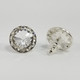 11mm Round Stone Performance Earrings with Swarovski Crystals