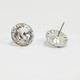 11mm Round Stone Performance Earrings with Swarovski Crystals