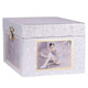 Broadway Gifts Co. JB001 Silver/Pink Ballet Class - Ballerina Music Jewelry Box