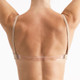 Silky Dance Bra with Removable Cups and Clear Back Strap