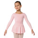 So Danca SL123 Children's Gillian Long Sleeve Leotard Dress with Attached Skirt