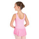 Child Medium (8-10) Body Wrappers BWC190 Cotton Skirted Tank Leotard - Light Pink