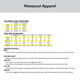 Honeycut T3106 Adult Echo Bra Top Size Chart