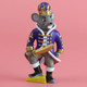 Nutcracker Ballet Gifts RES-006 Mouse King Standing on Cheese 4" Resin Ornament