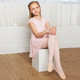 Child Medium (8-10) Flutter Sleeve Leotard Dress with Attached Skirt