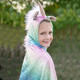 Great Pretenders 52105 Reversible Rainbow Unicorn Dragon Cape