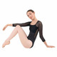 Eurotard 41489 Silhouette 3/4 Mesh Sleeve Leotard