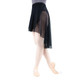 Eurotard 41136 Dramatic Hi-Lo Mesh Ballet Wrap Skirt