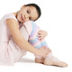 Capezio CK10983C Children's Harmonie 12" Striped Pamper Legwarmers