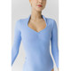 Adult X-Small Pavé Long Sleeve Leotard with Soft Collar