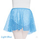 Eurotard 02283 Children's Metallic Tulle Skirt Light Blue