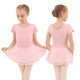 Eurotard 10467 Children's Cotton Short Sleeve Double Skirt Dress