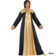 Eurotard 14820 Guiding Light Loose Fit Praise Dress with Metallic Cross Black Gold