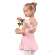 Eurotard 44285 Children's Bow Back Leotard with Attached Skirt Light Pink