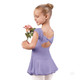 Eurotard 44285 Children's Bow Back Leotard with Attached Skirt Lilac Lavender