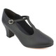 So Danca CH54 Christa T-Strap Leather Character Shoe with 2" Heel