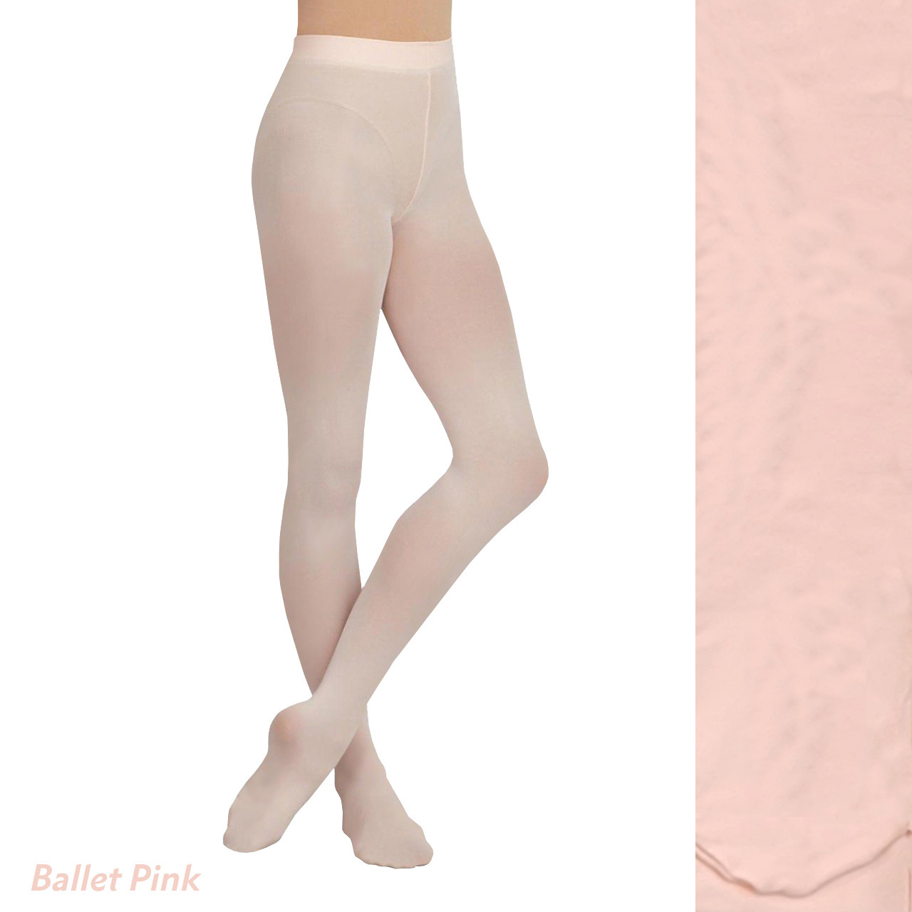 1915 Adult Self Knit Waistband Footed Tights - Lindens Dancewear