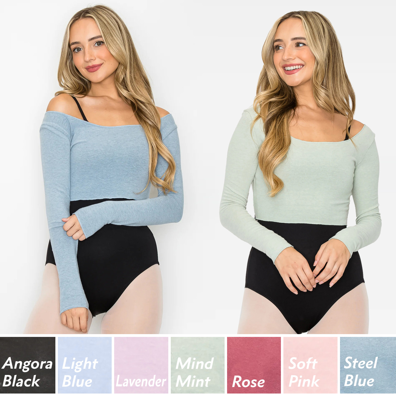 AS003 Chloe Super Soft Crop Warm-Up Sweater - Lindens Dancewear