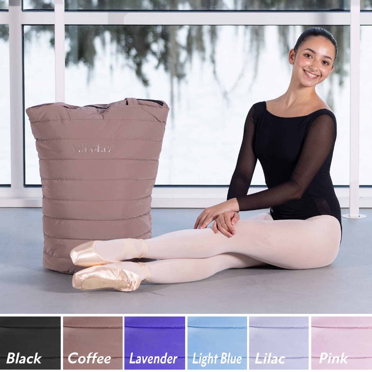 BC006BAN Large Bucket Tote Dance Bag - Lindens Dancewear