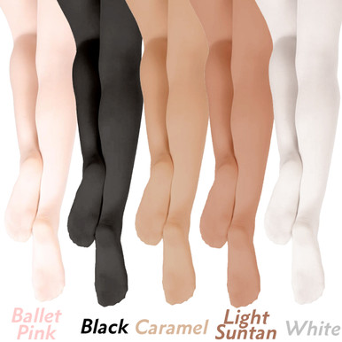 1825X (4-6) Children's Studio Basics Footed Tights - Lindens Dancewear