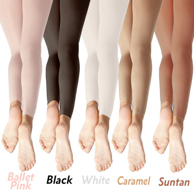 1917C (8-12) Children's Ultra Soft Footless Tights - Lindens Dancewear